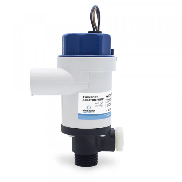 01-05-076 – ALBIN Livewell / Baitwell Pump, Non Self-Priming 1100 Gallon Per Hour And 1000 Gallon Per Hour At 3 Feet ...